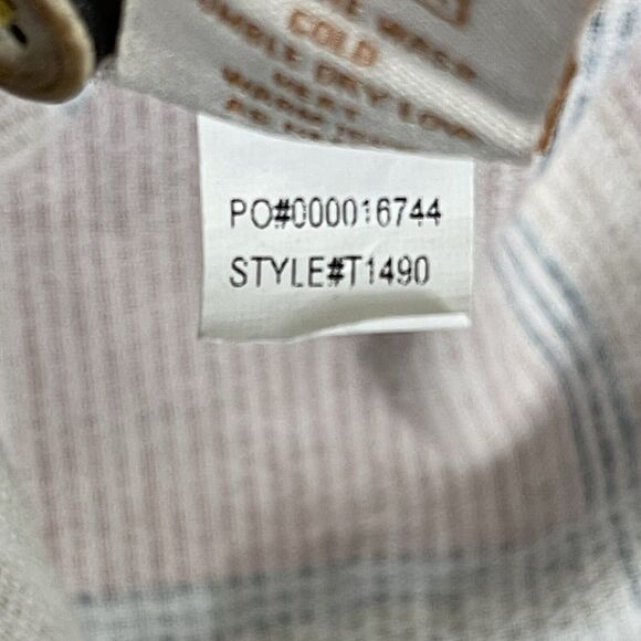 The Territory Ahead Shirt Mens Small Multicolor Plaid Long Sleeve Pockets - Picture 9 of 12